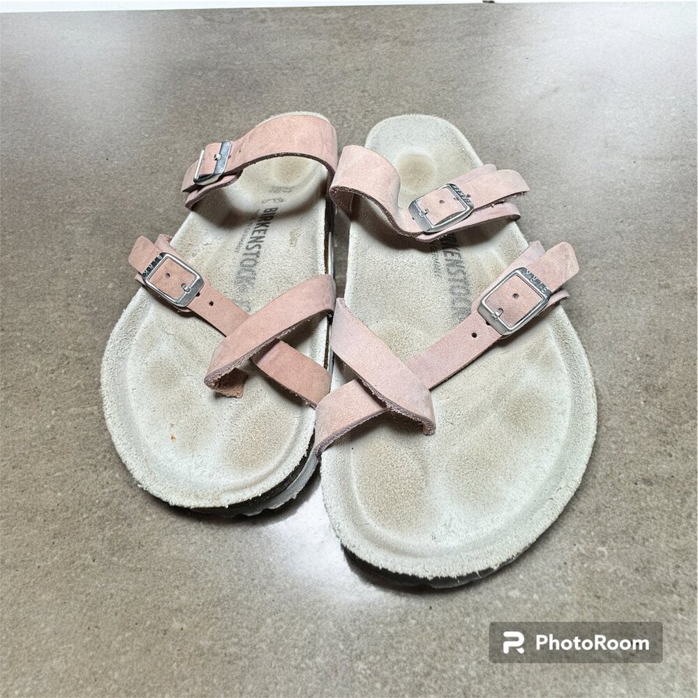 Birkenstock EUR 37 Mayari lilac nubuck sandal slipper slide on